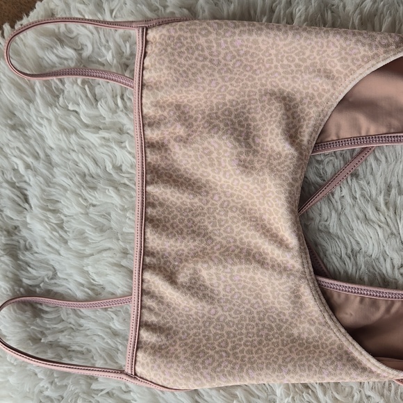 Frankie's Bikinis Alice Terry Wrap Leopard Print One Piece Large - Picture 5 of 6